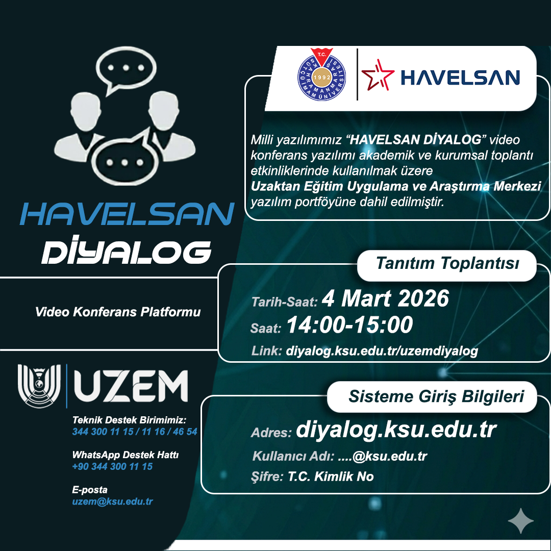 HAVELSAN Diyalog Video Konferans Programı Kullanıma Açıldı